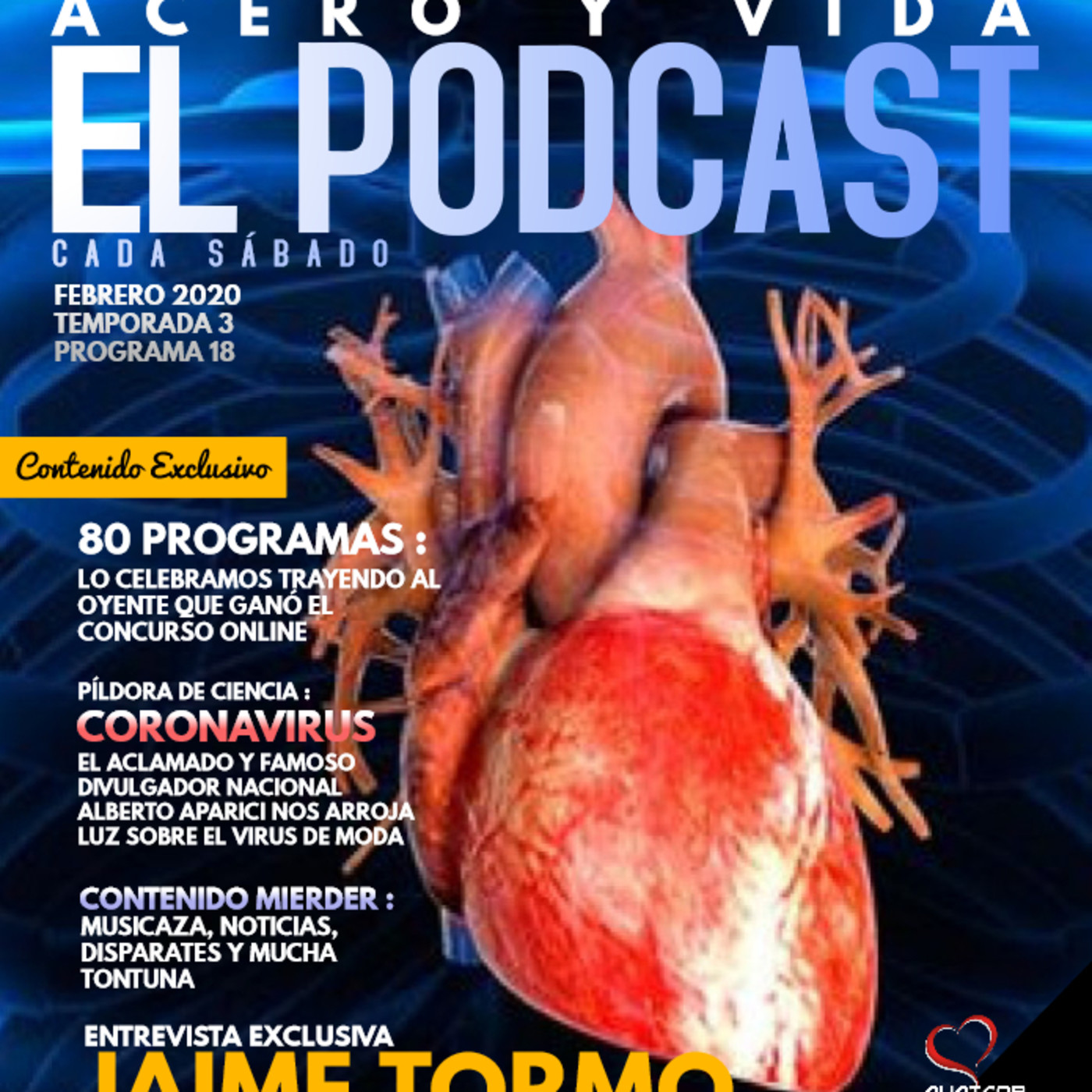 Acero y Vida.3x18.Jaime Tormo.Avatcor.Coronavirus episode artwork