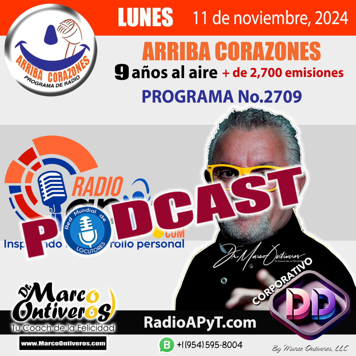 2709-arriba-corazones-2024-11-11-LUNES-JorgeNegrete-ElCharroCantor episode artwork
