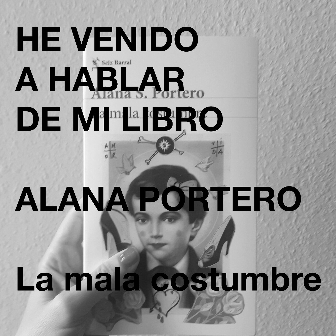 He venido a hablar de mi libro