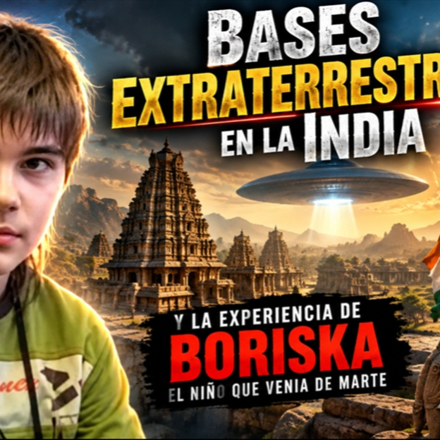 LOS DESVELADOS - BASES EXTRATERRESTRES EN LA INDIA Y LA EXPERIENCIA DE BORISKA episode artwork