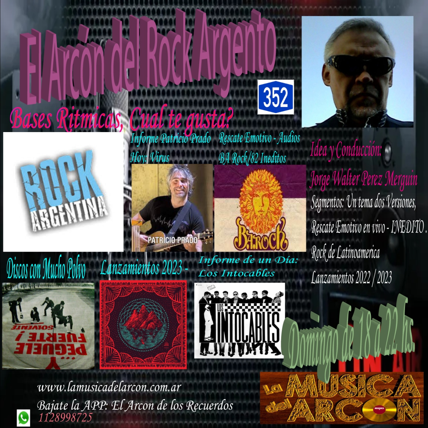 El Arcon del Rock Argento - Emision nº 352 Bases Ritmicas - 17-09-2023 episode artwork