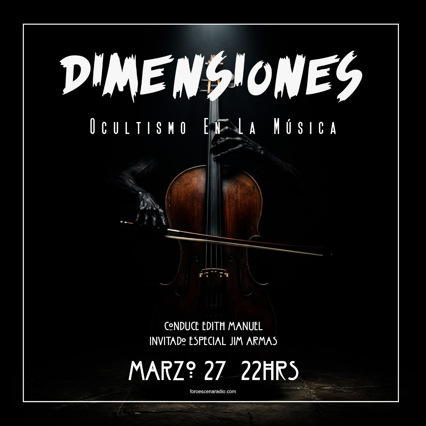 Dimensiones Podcast I Episodio 7 I Temporada 2 I ocultismo en la Música episode artwork