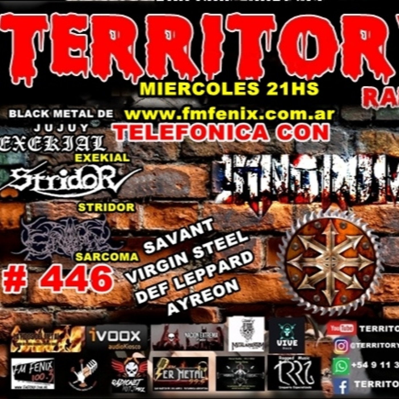 TERRITORY RADIO #446 (16-08-2023) - SINDROME episode artwork