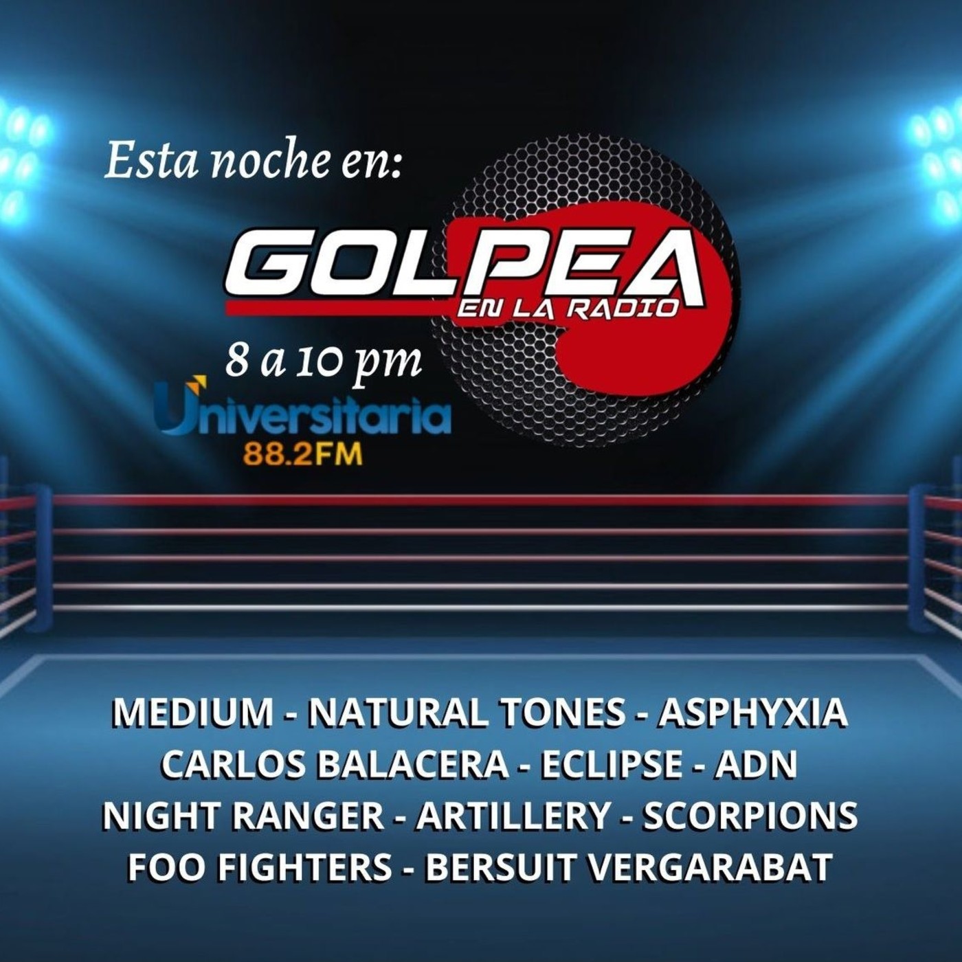 GOLPEA EN LA RADIO