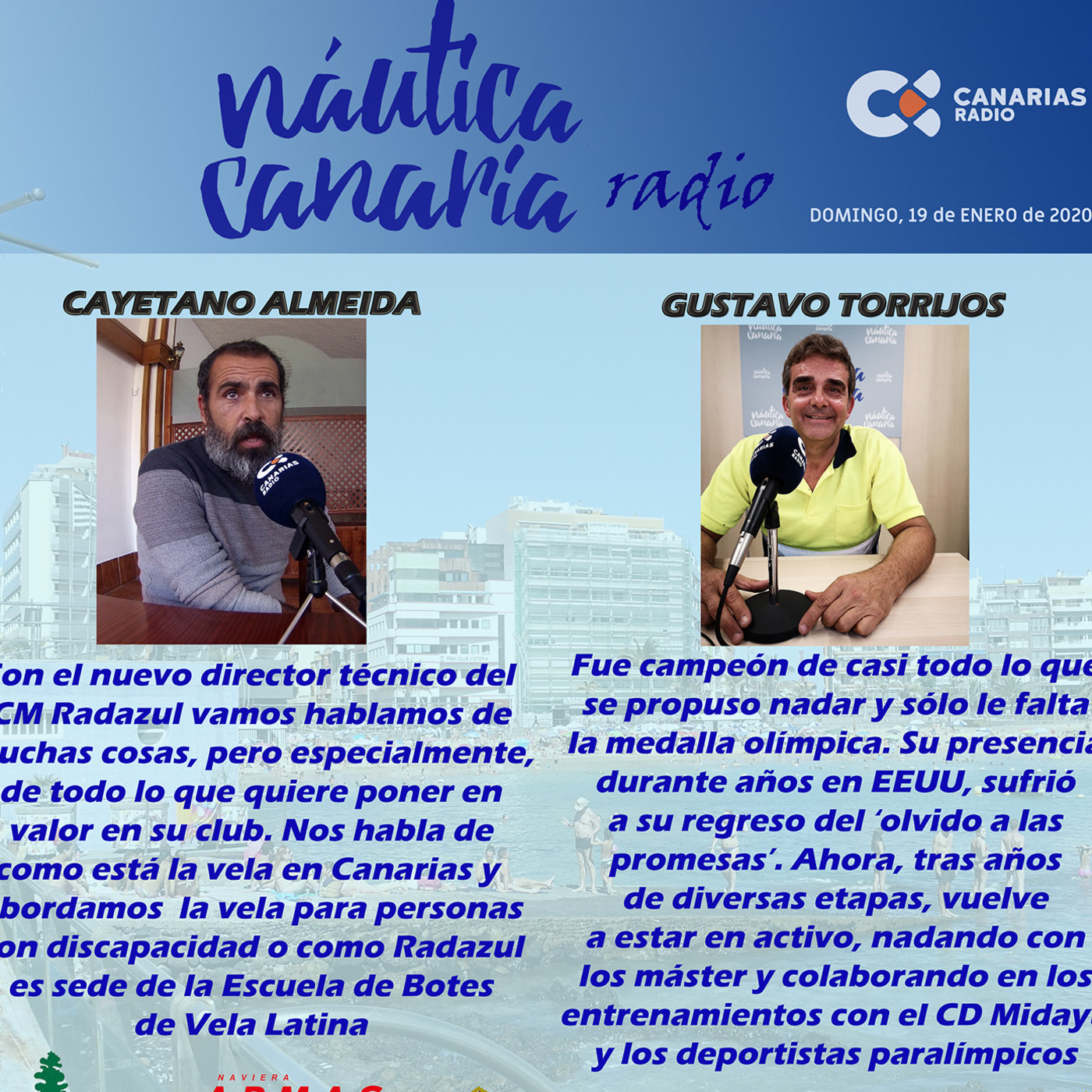 Náutica Canaria Radio programa emitido en Canarias Radio el domingo 19 ENERO2020 episode artwork