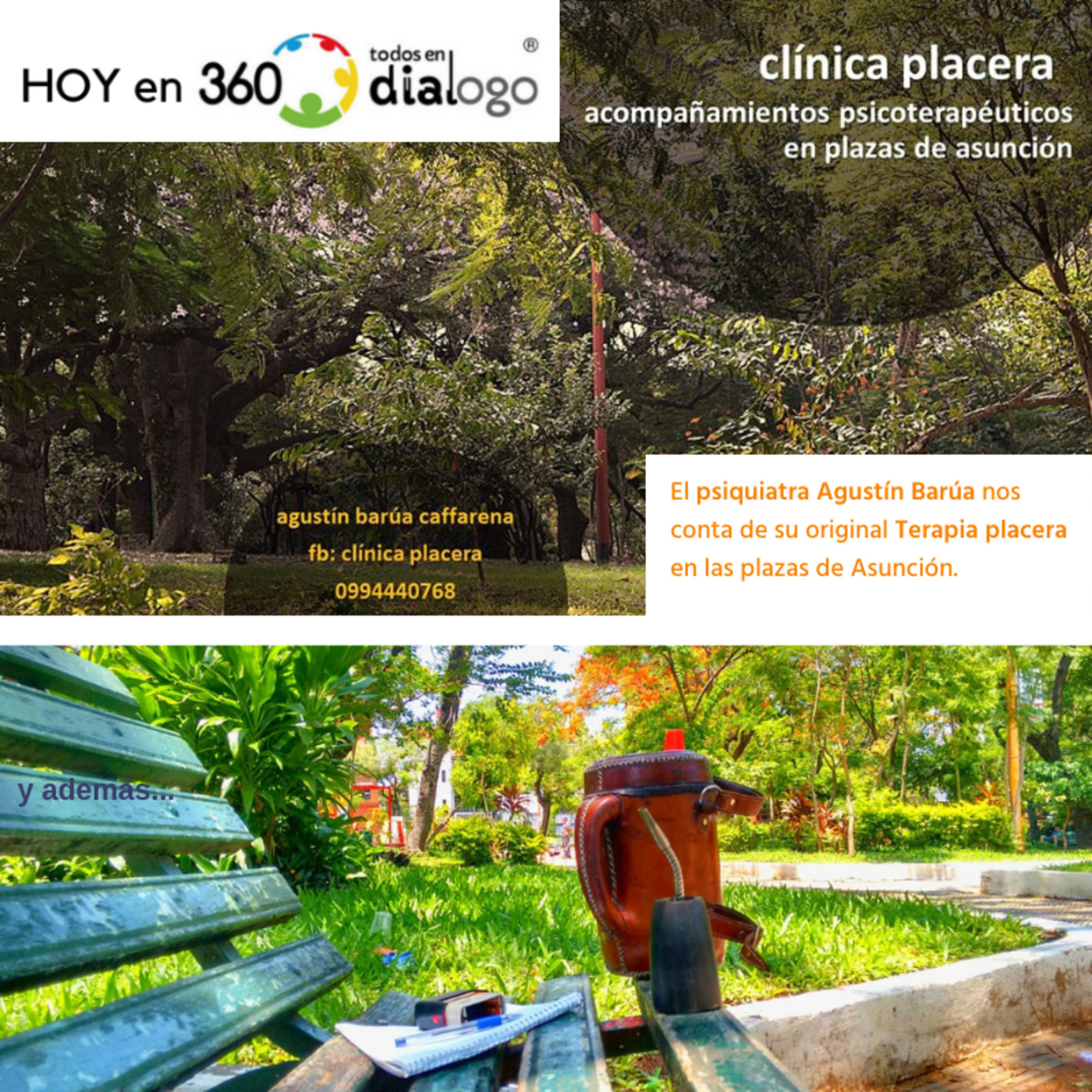 Clínica placera. Terapia... ¿!en un banco de plaza!? episode artwork