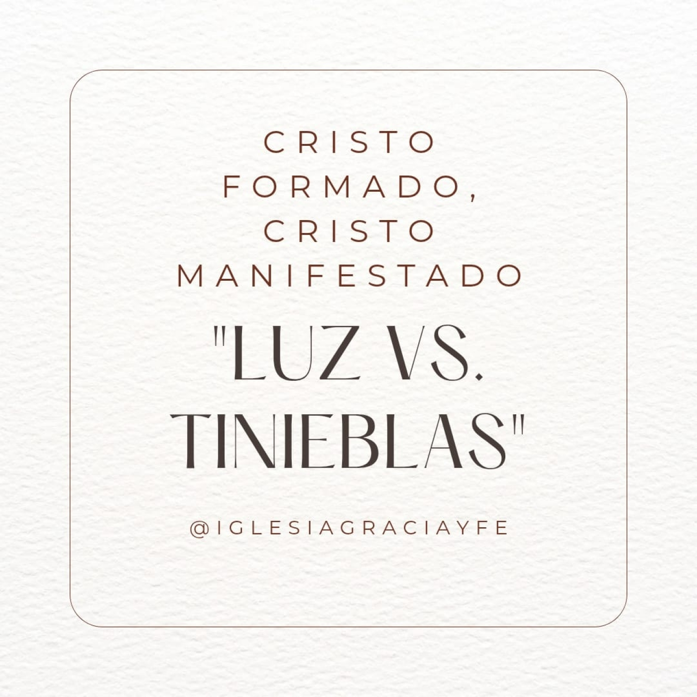 Luz vs. Tinieblas (Cristo formado, Cristo manifestado 8) - Pastor Kenneth Solá episode artwork