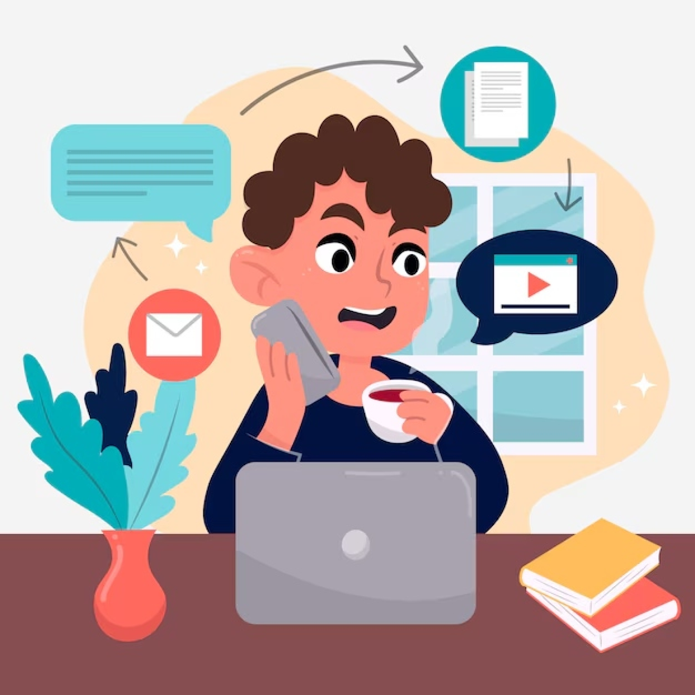 Cuidado del bienestar en el teletrabajo