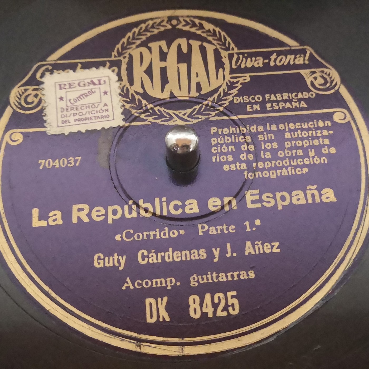 Sección Modia. Gravacións históricas