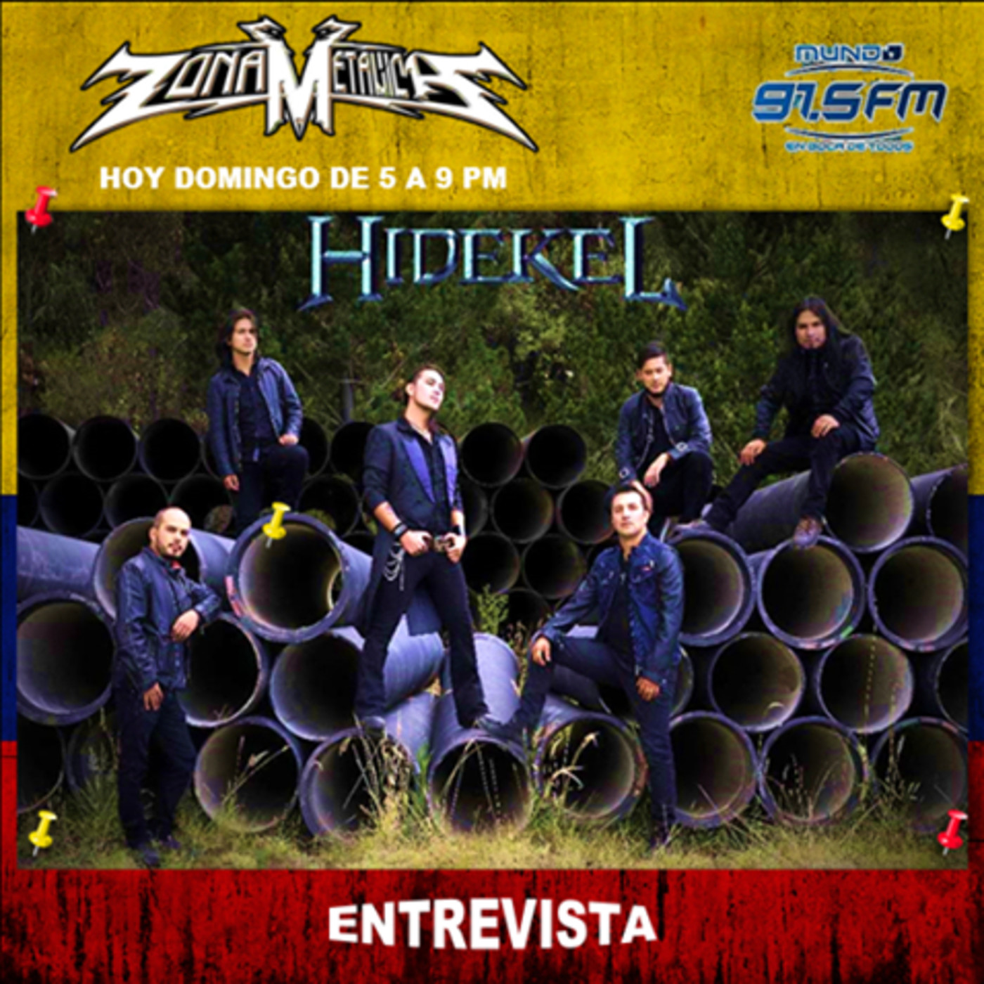 ZONA METALICA ENTREVISTA A HIDEKEL 9 - abril- 2017 episode artwork