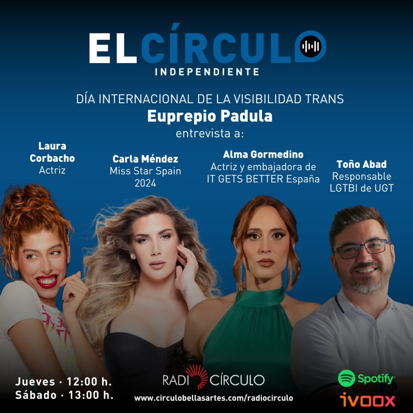 Programa 13: Tertulia sobre la visibilidad trans y Toño Abad, Responsable LGTBI de UGT episode artwork