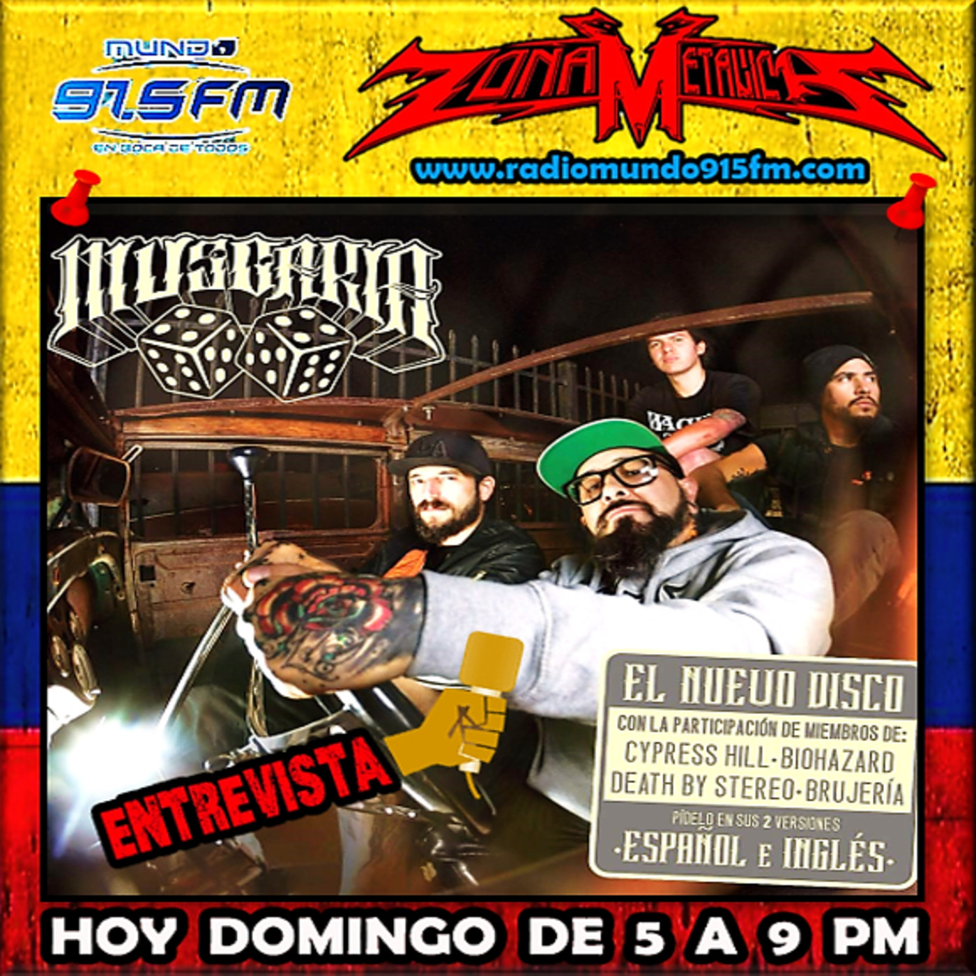 ZONA METÁLICA ENTREVISTA A MUSCARIA 31- marzo -2019 episode artwork