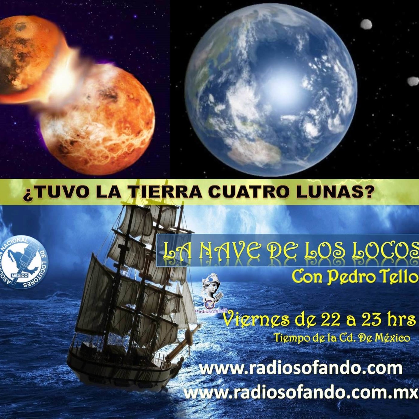 La Nave de los Locos ¿TUVO LA TIERRA CUATRO LUNAS? 16-08-21 episode artwork