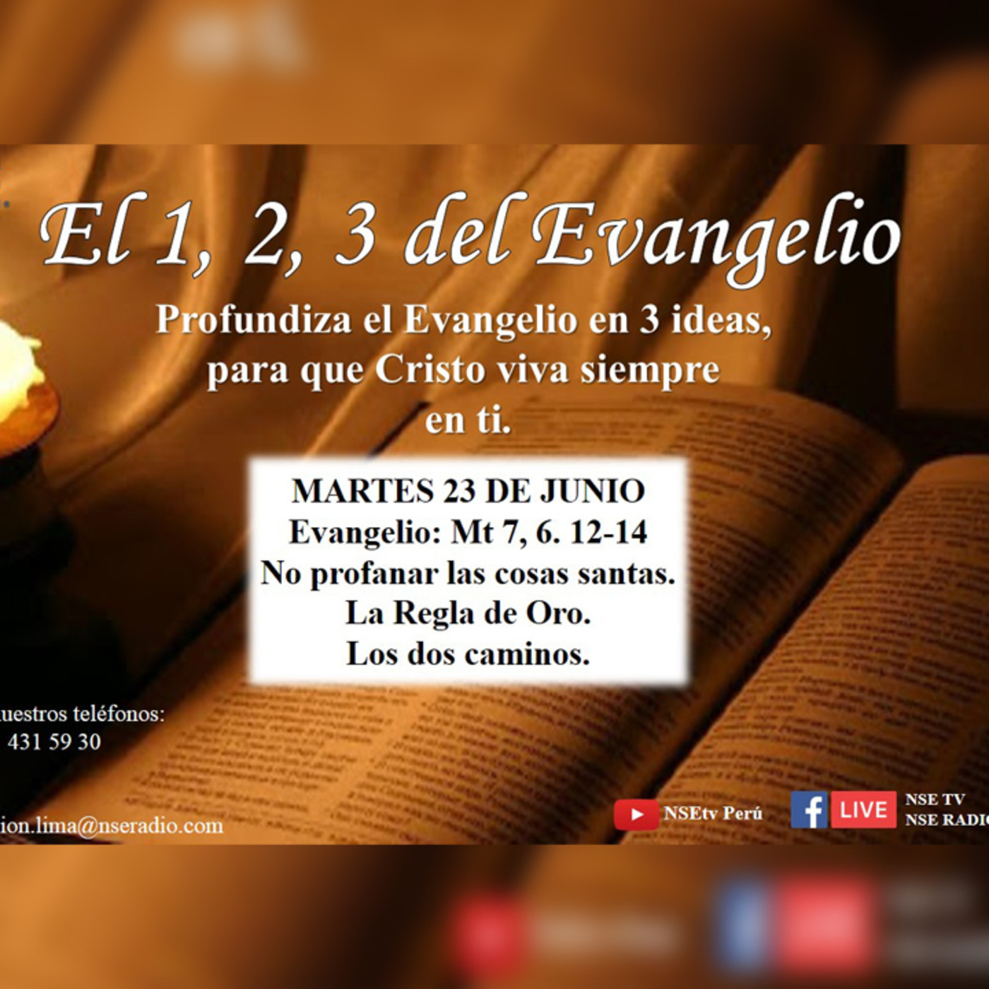 NO PROFANAR LAS COSAS SANTAS Mt 7, 6. 12-14 episode artwork