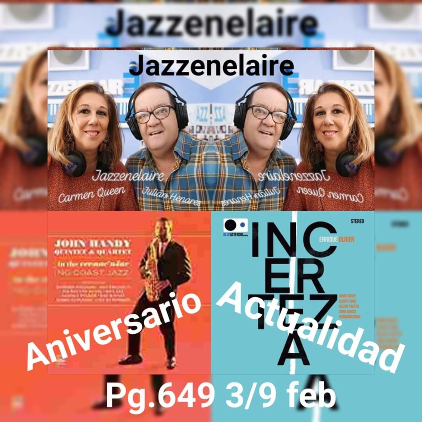 Jazzenelaire prog.nº 649 STANDARD SEMANAL.- “Mood Indigo”.-JAZZ RECUERDO ANIVERSARIO.-John Handy-1959 - In The Vernacul episode artwork