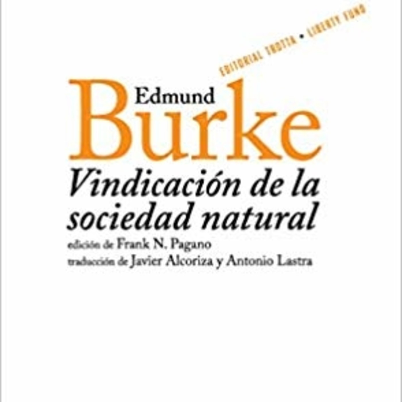 Vindicación sociedad natural 1 - Burke 1756