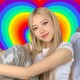 eyes closed cover by rose