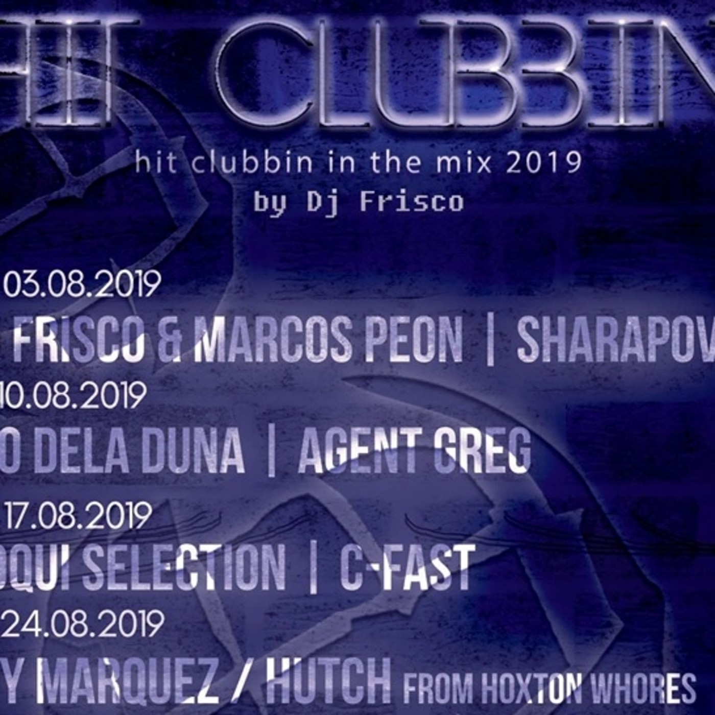 Hit Clubbin´ 747 radio show 03.08.19 episode artwork