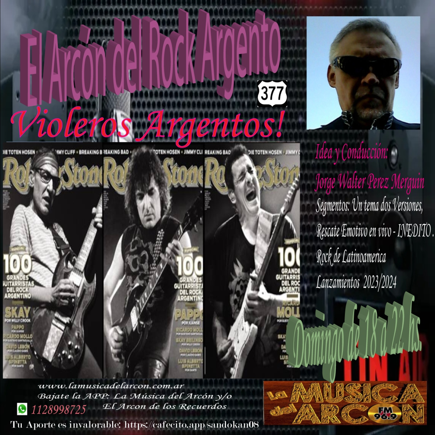 El Arcon del Rock Argento - Emision nº 377 Violeros Argento - 09-06-2024 episode artwork
