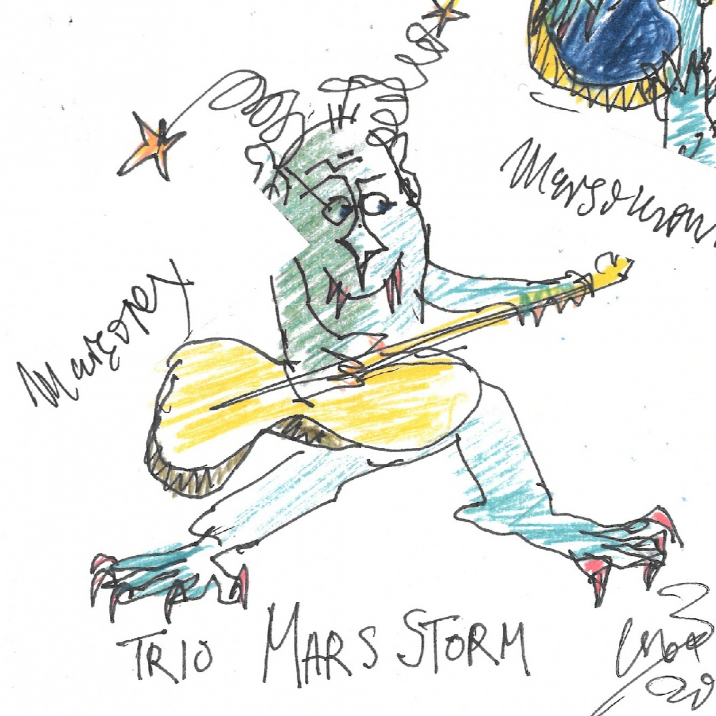 Marcianos que nos tocan las guitarras