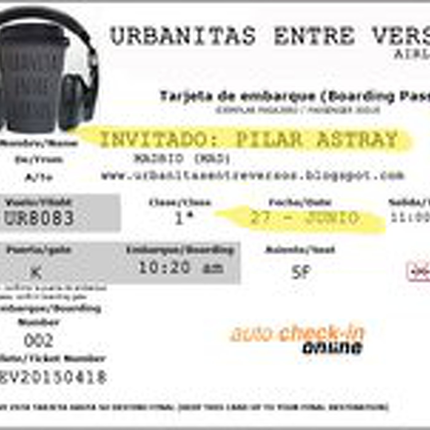 Próx. Programa - Pilar Astray