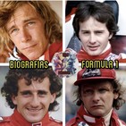 F1 BANDERA A CUADROS 3X26 - Biografías F1: James Hunt, Gilles Villenueve, Alain Prost y Niki Lauda