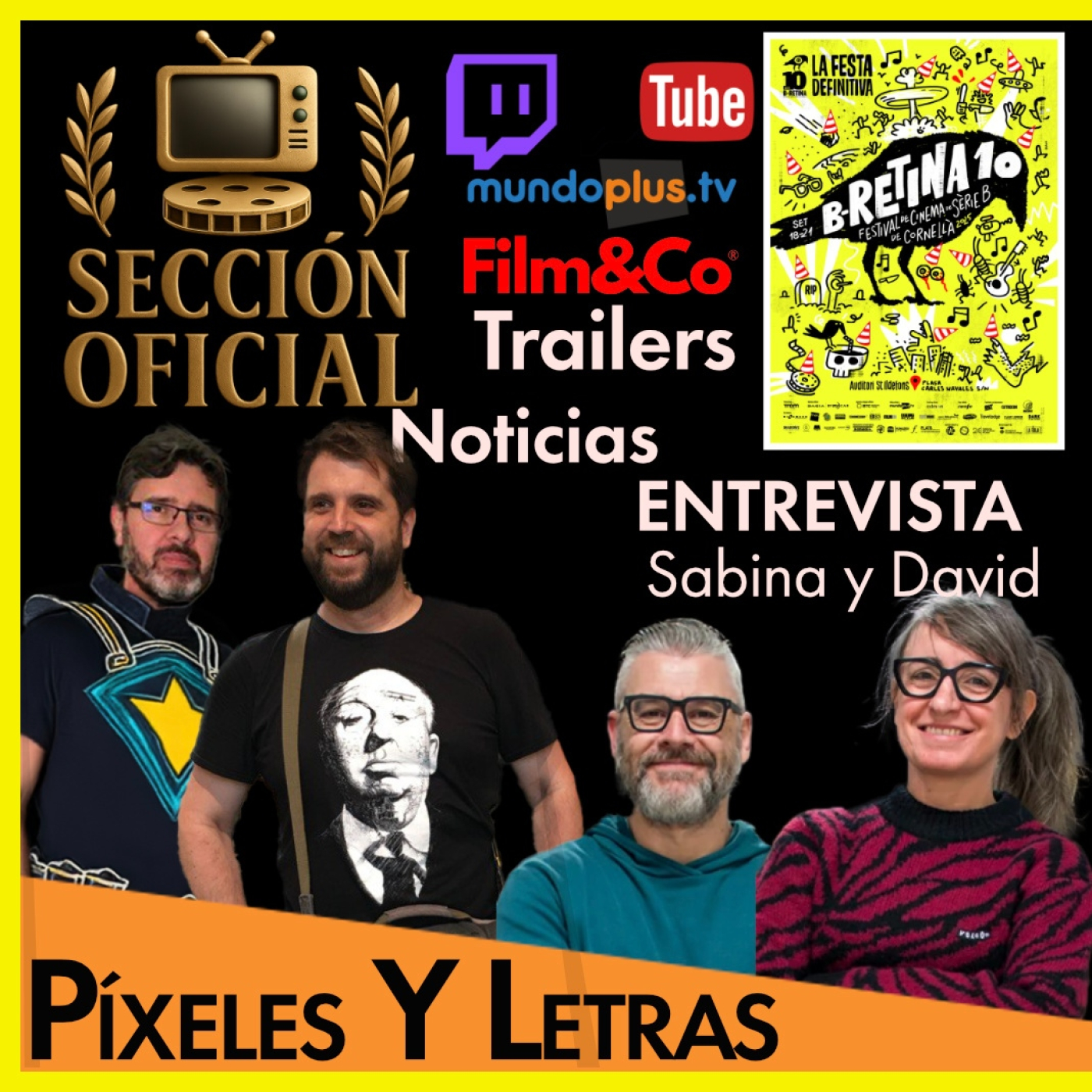 Pixeles y Letras: Hoy entrevista a David y Sabina de B-Retina así como ultimos trailers y noticias