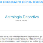 Entrevistamos a Juan Cruz, astrólogo deportivo