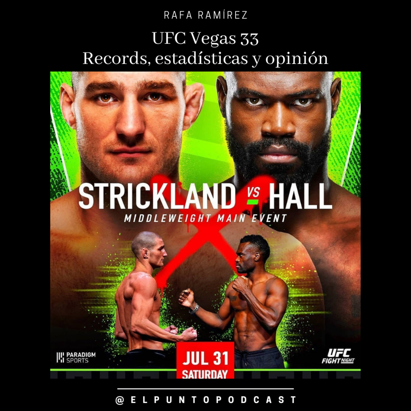 UFC Vegas 33 Hall vs Strickland episode artwork