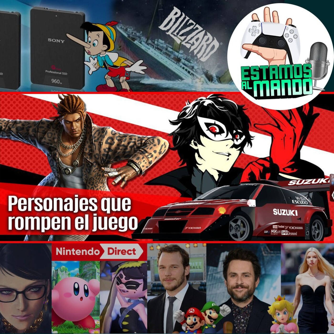 EAM 4-4 Los personajes mas rotos, análisis del Nintendo direct, Sony miente con los SSD?, Blizzard esta muerta