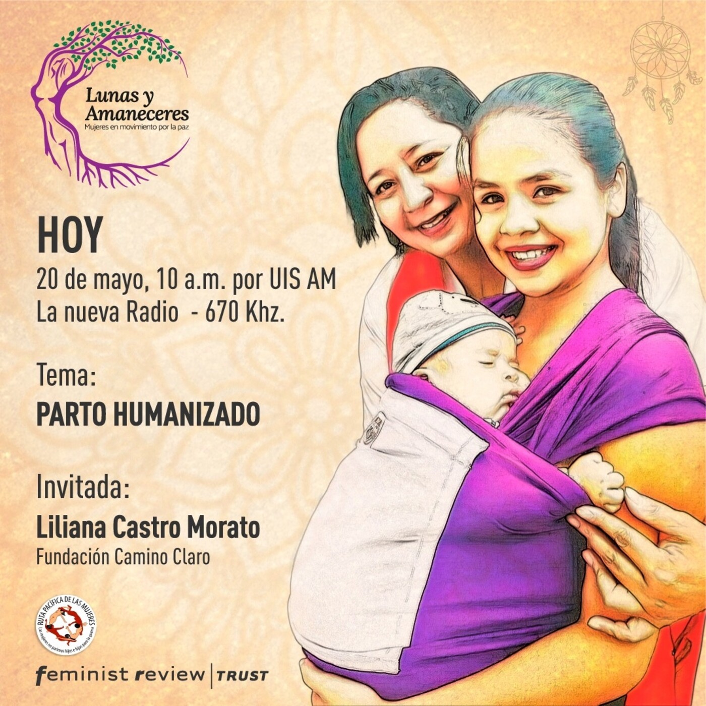 Lunas y Amaneceres, Mujeres en Movimiento X la Paz