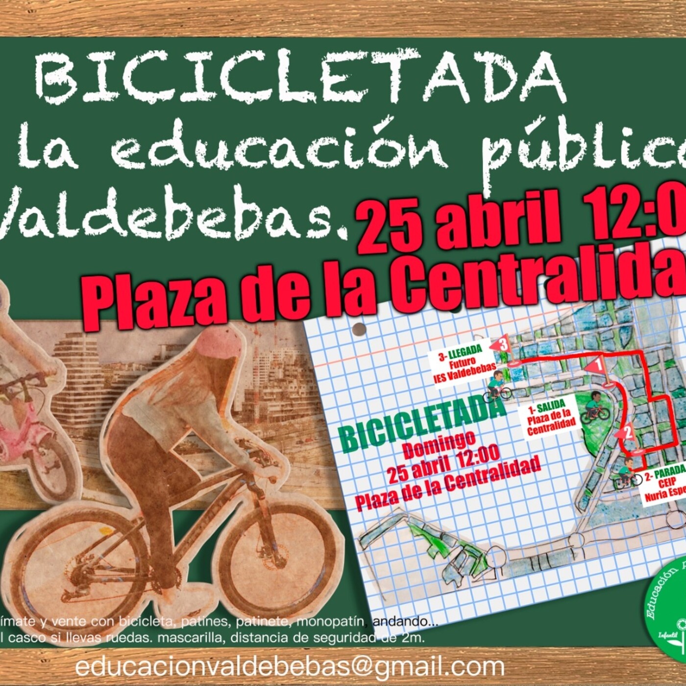 Enlace Informativo 22 abril 2021: Entrevistas por Día del Libro, a Danos Tiempo, Por la educación pública Valdebebas... episode artwork