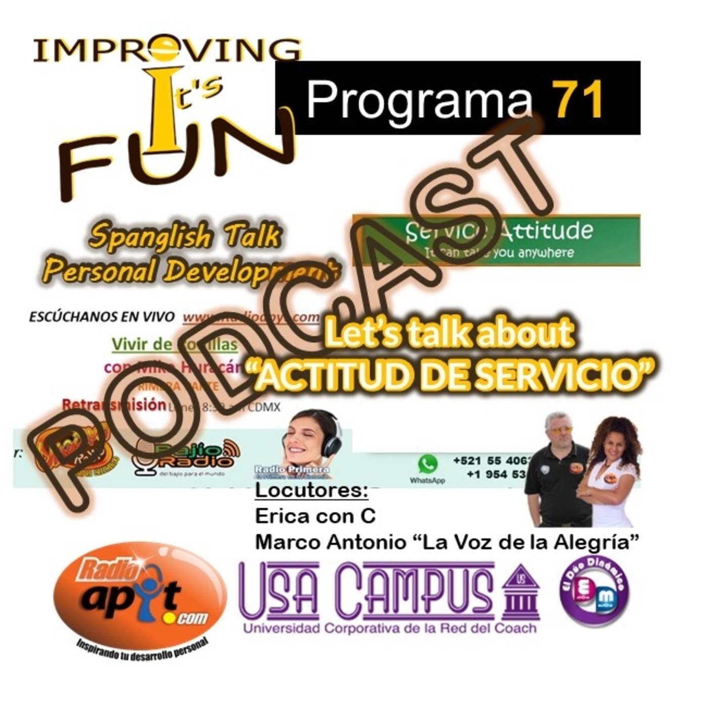 IMPROVING IS FUN con ERICA DE LA O y Marco