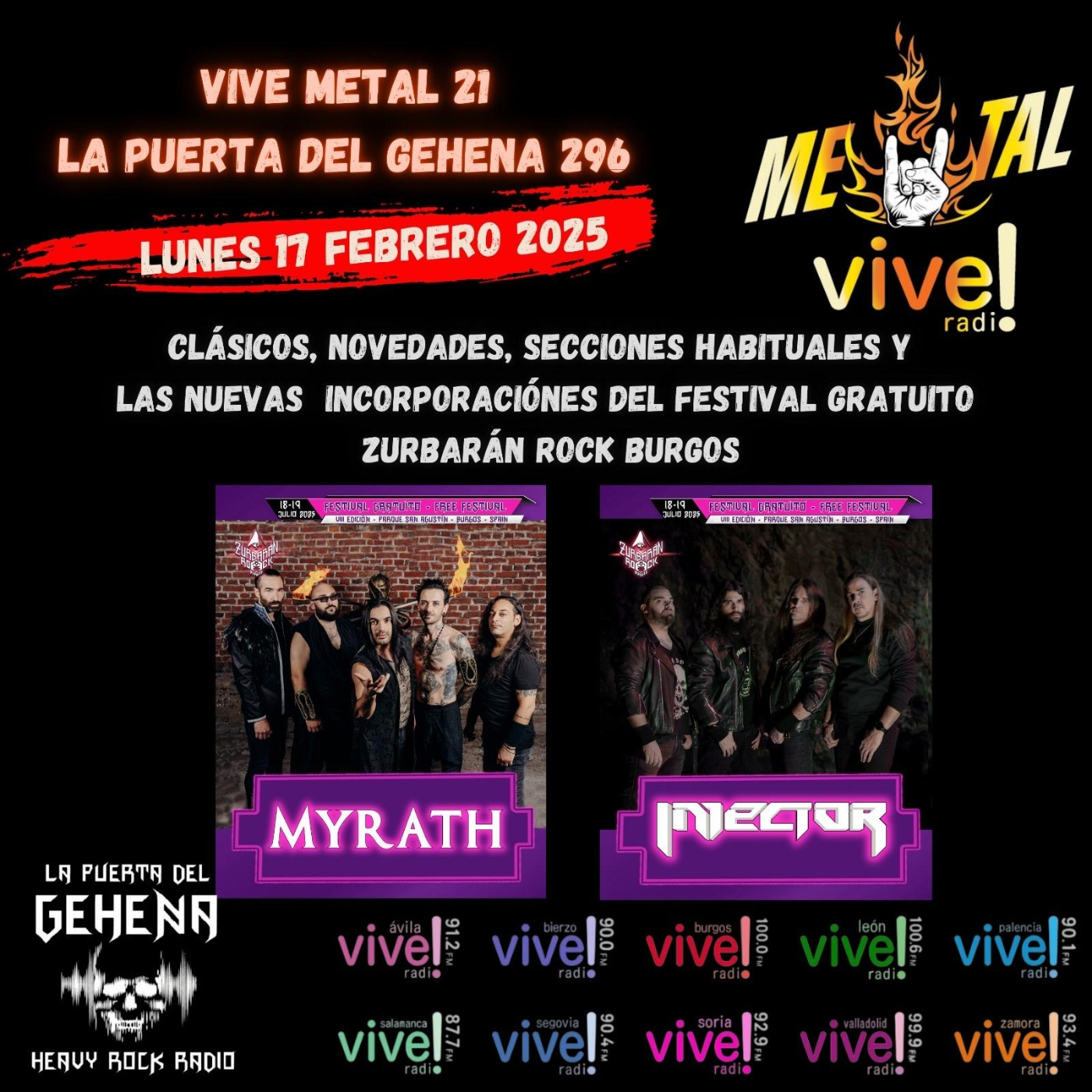 VIVE METAL Y LA PUERTA DEL GEHENA
