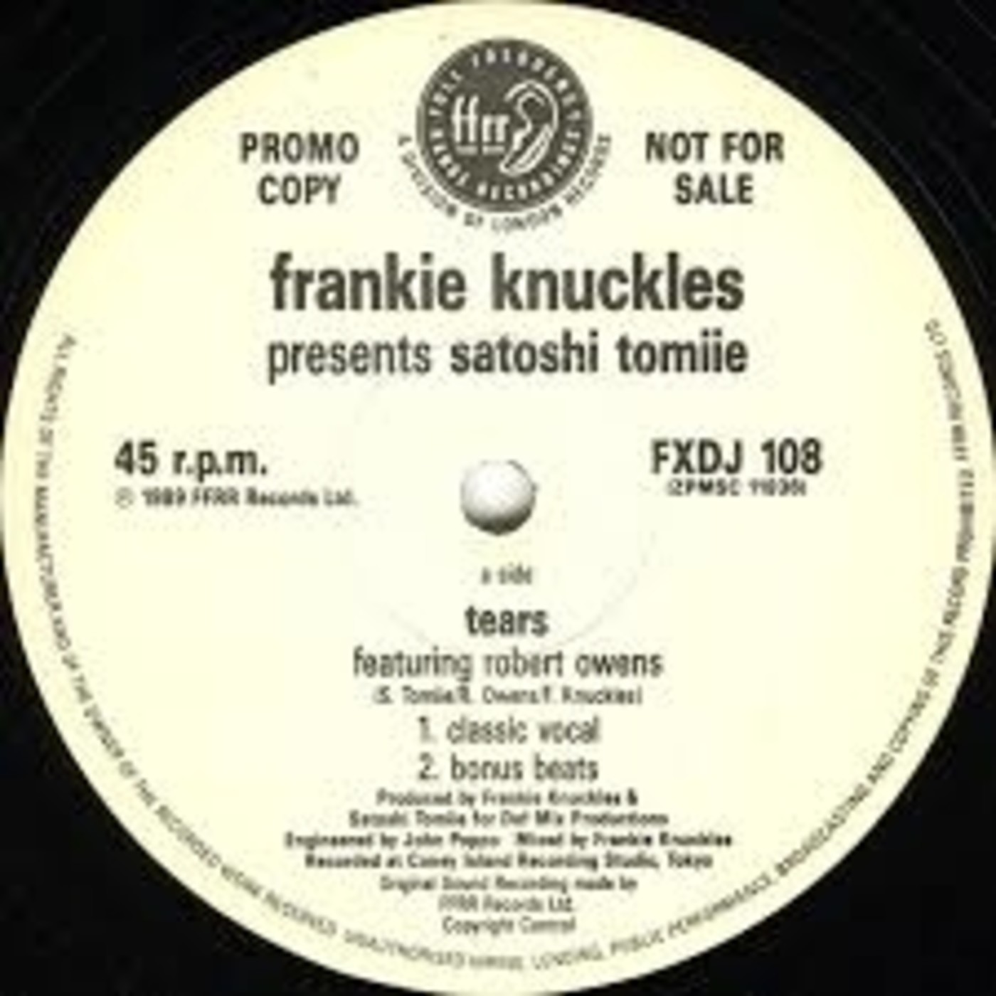 PÍLDORAS musicales en top 70: Frankie Knuckles, Satoshi Tomiie - Tears episode artwork