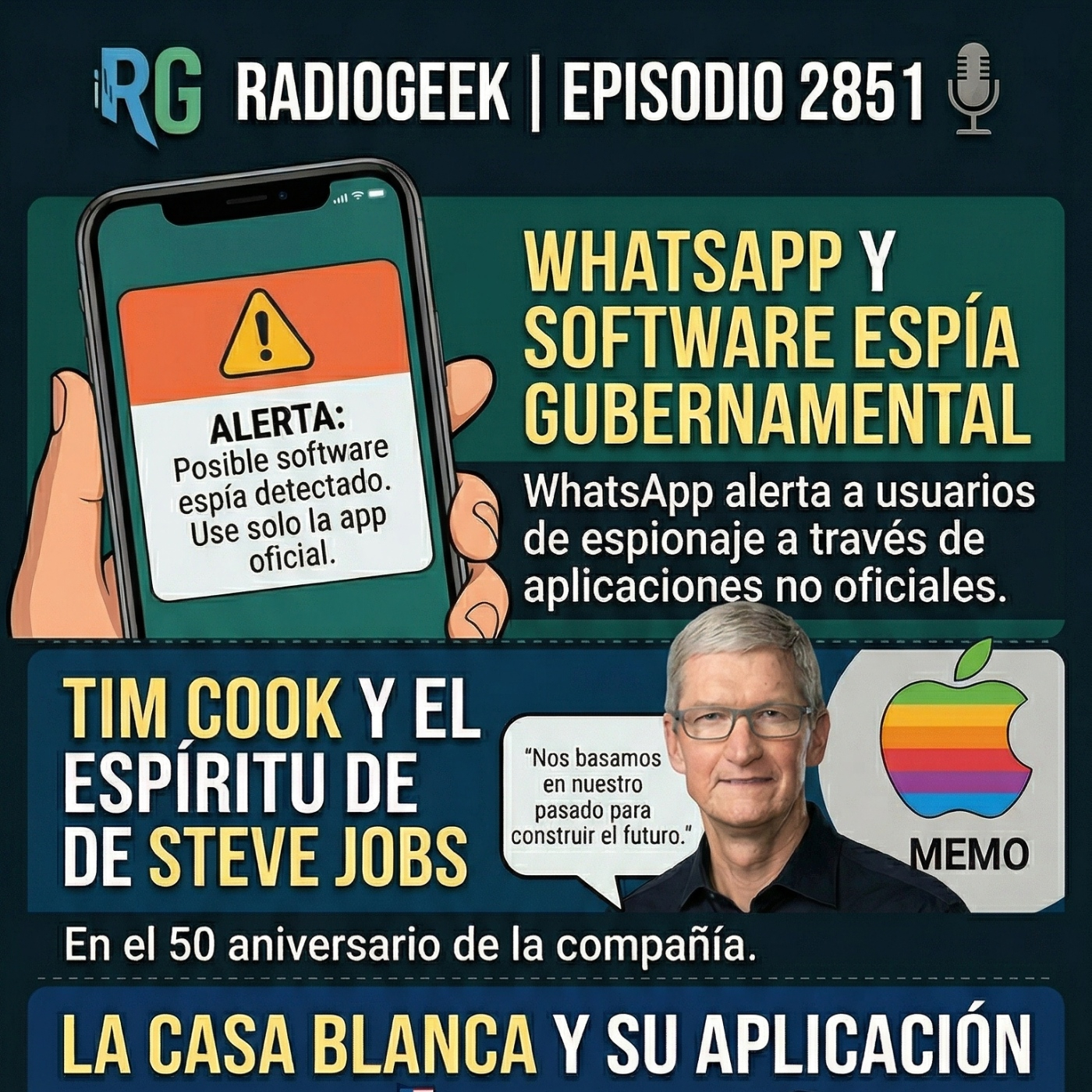 Radiogeek 2851 - La UE abrió la puerta al malware en iOS, tenemos el primer con WhatsApp