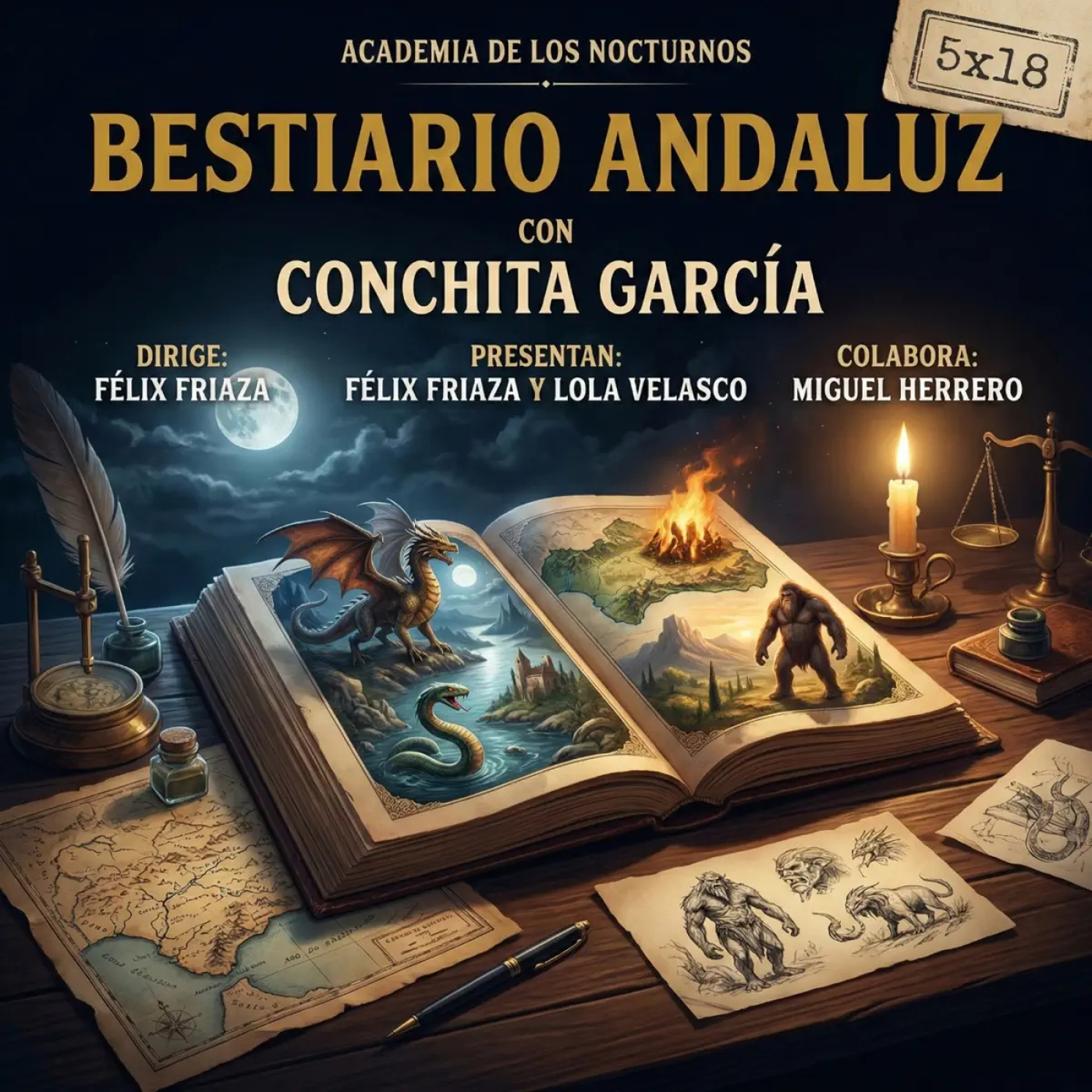 Academia de los nocturnos 5x18: Bestiario andaluz