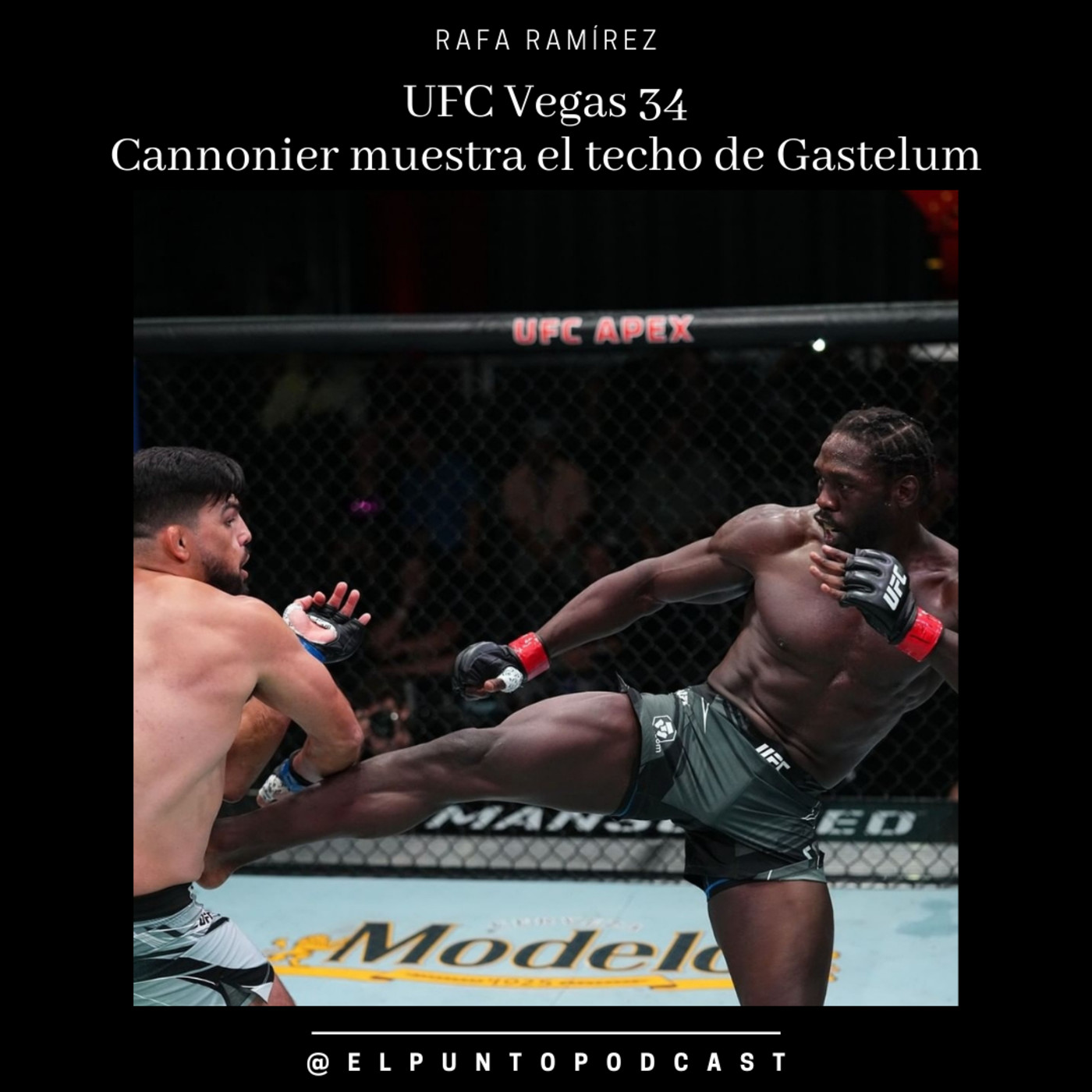 UFC Vegas 34 Cannonier vs Gastelum - Cannonier muestra el techo de Gastelum episode artwork