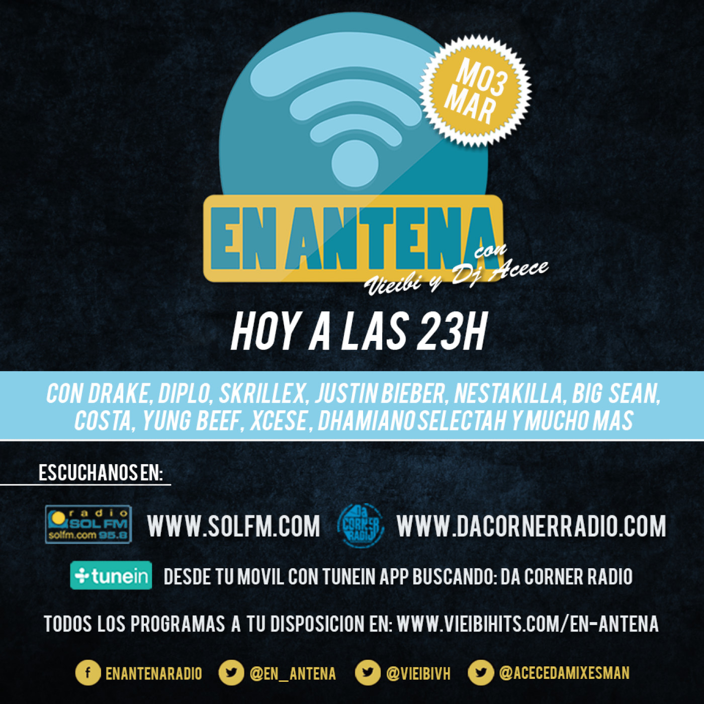 EN ANTENA - 5ªTEMP. (SOL FM - DA CORNER)