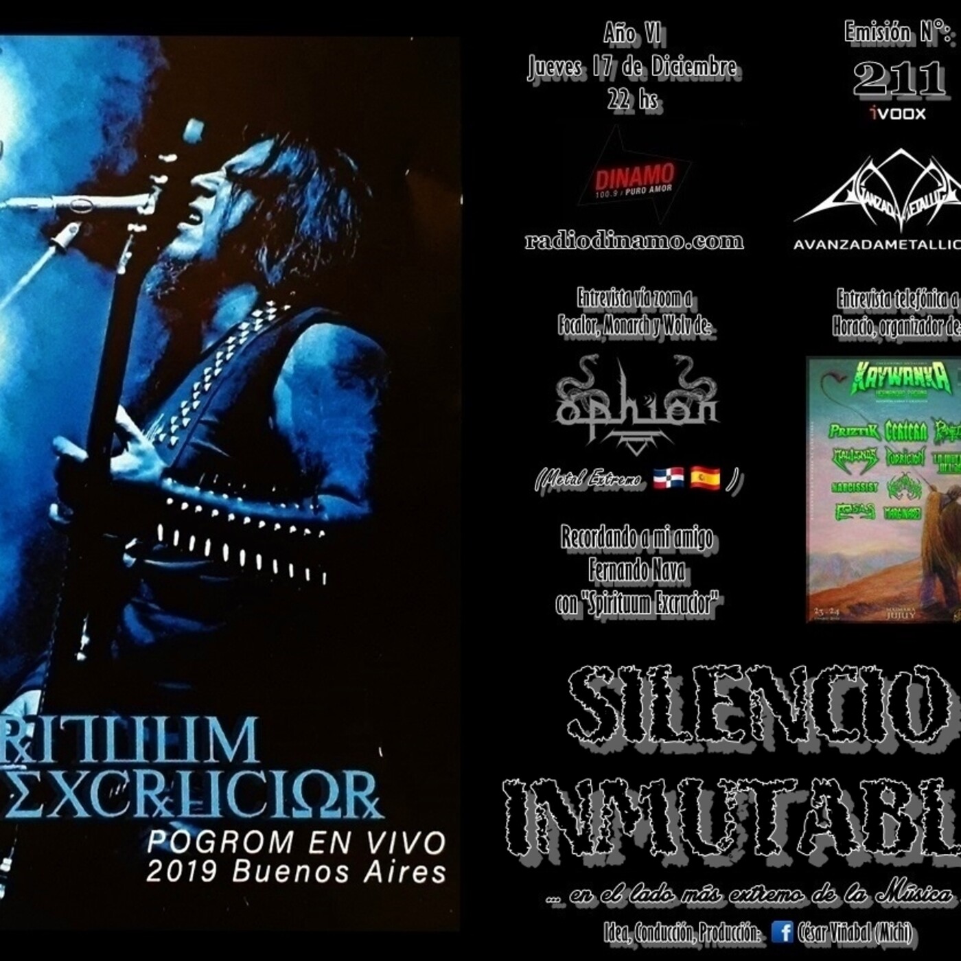 SILENCIO INMUTABLE - Emisión Nº 211. Cierre Ciclo 2020. episode artwork