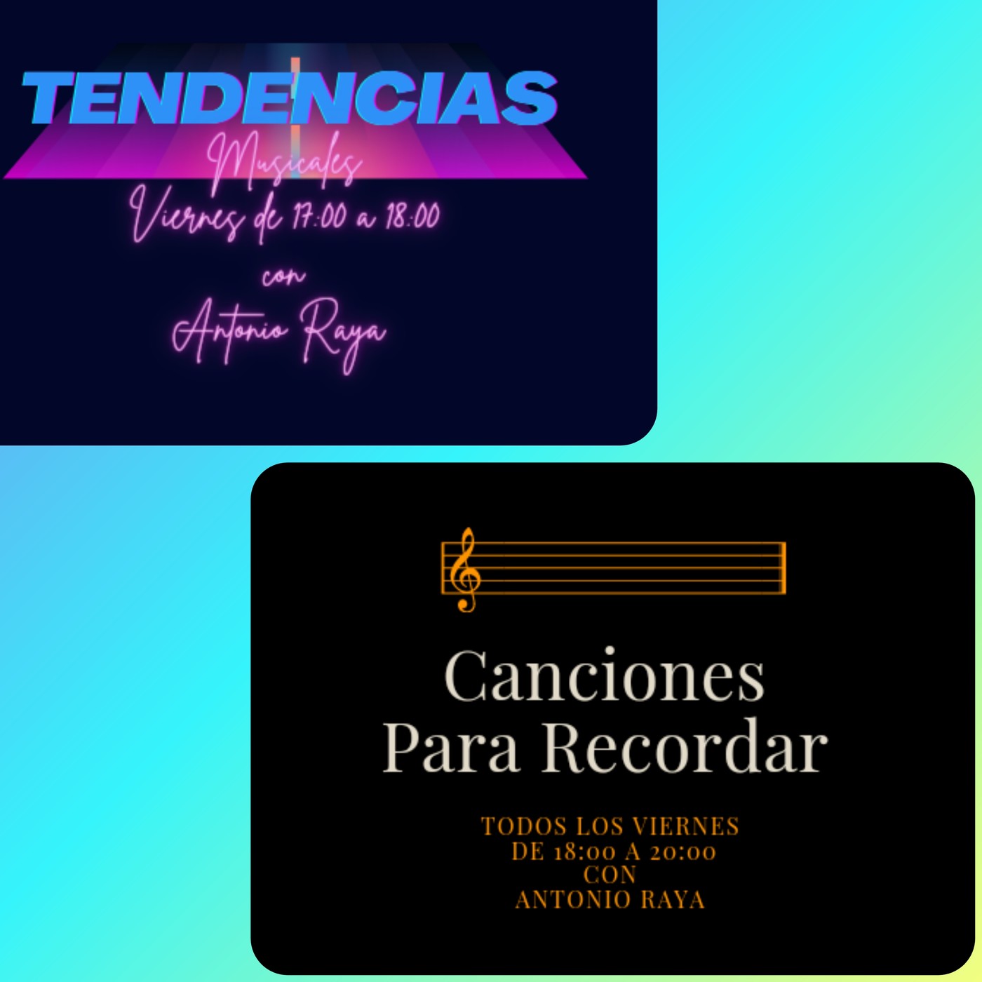 Nueva temporada Tendencias Musicales y Canciones para Recordar 03-09-2021 candeufm.com con Antonio Raya episode artwork