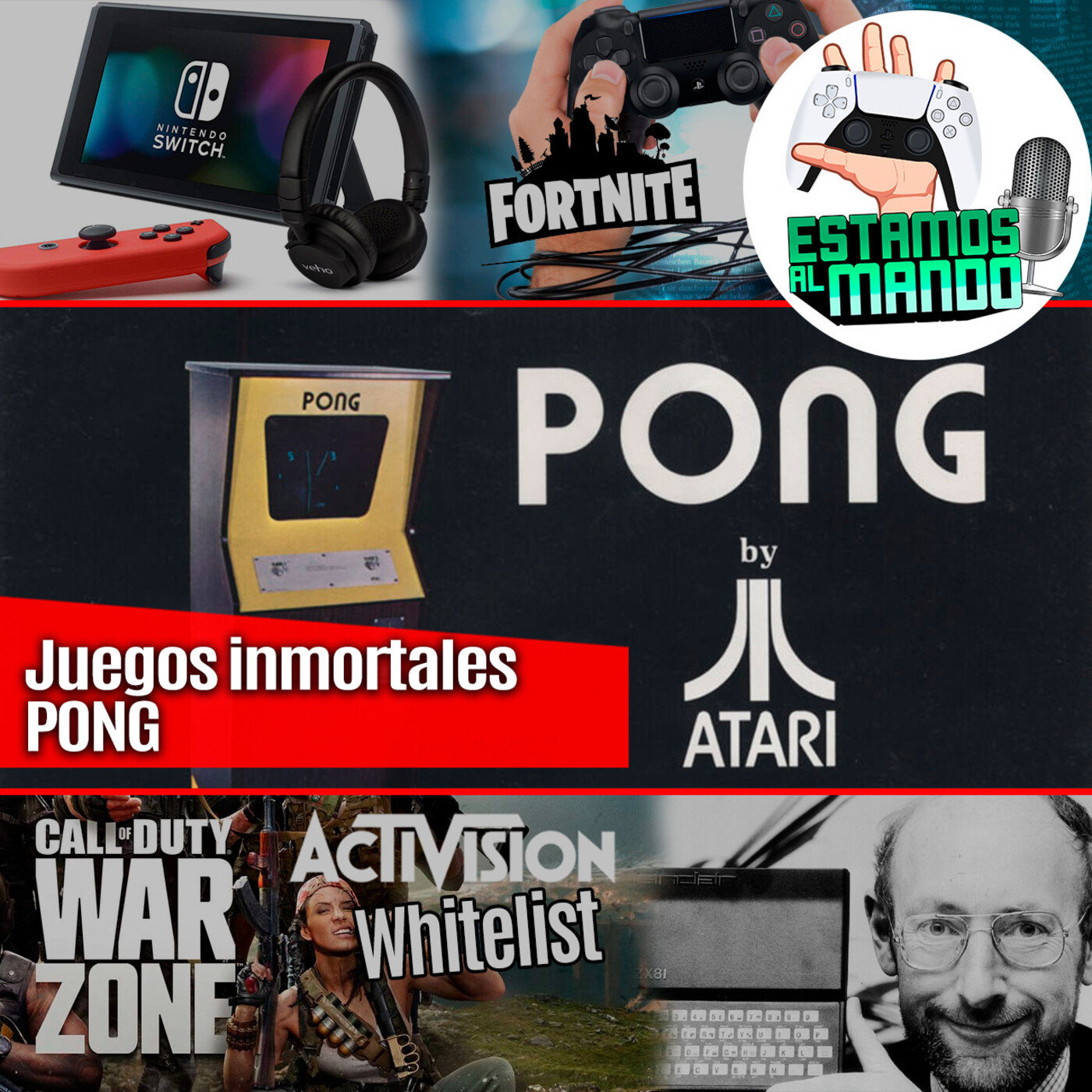 EAM 4-3 Juegos inmortales "Pong", novedades de Switch, adicción a Fortnite, white list de Activision