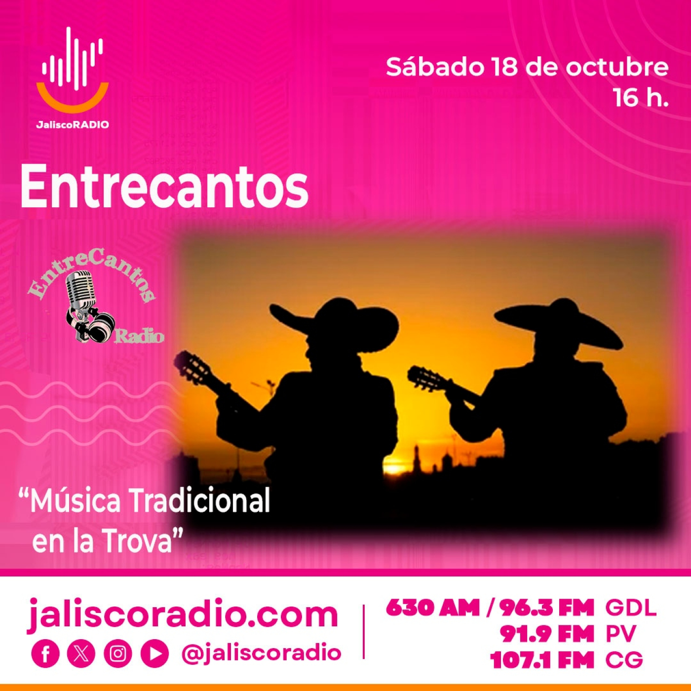 Programa Entrecantos 18 de octubre, 2025: "Música Tradicional en la Trova" episode artwork