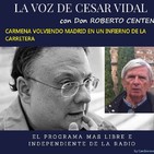 Carmena volviendo madrid en un infierno de la carretera