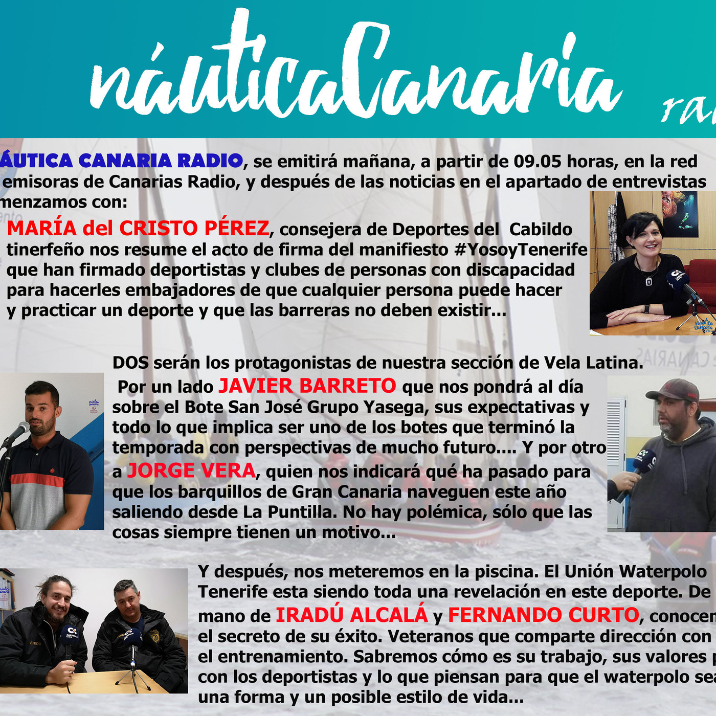 Náutica Canaria Radio programa emitido en Canarias Radio el 02.03.19 episode artwork