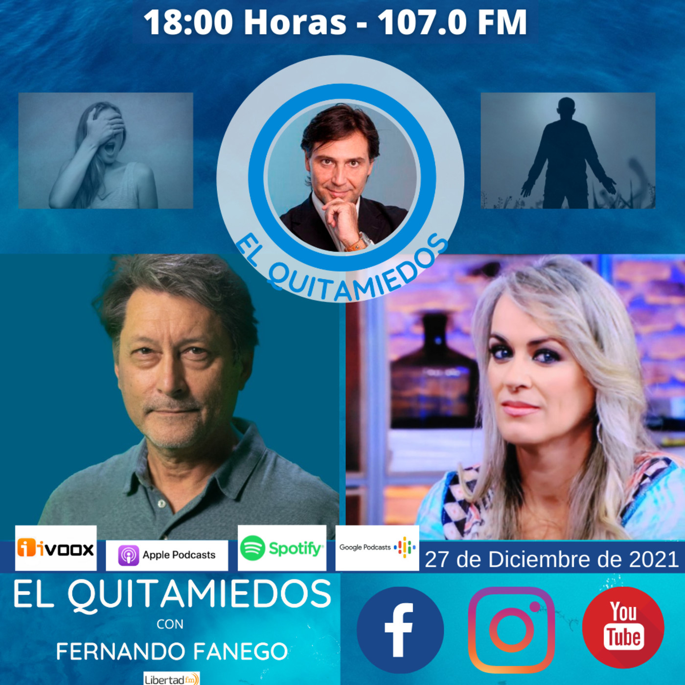 El Quitamiedos. 27-12-2021. Cristina Lázaro y Fernando Enis episode artwork