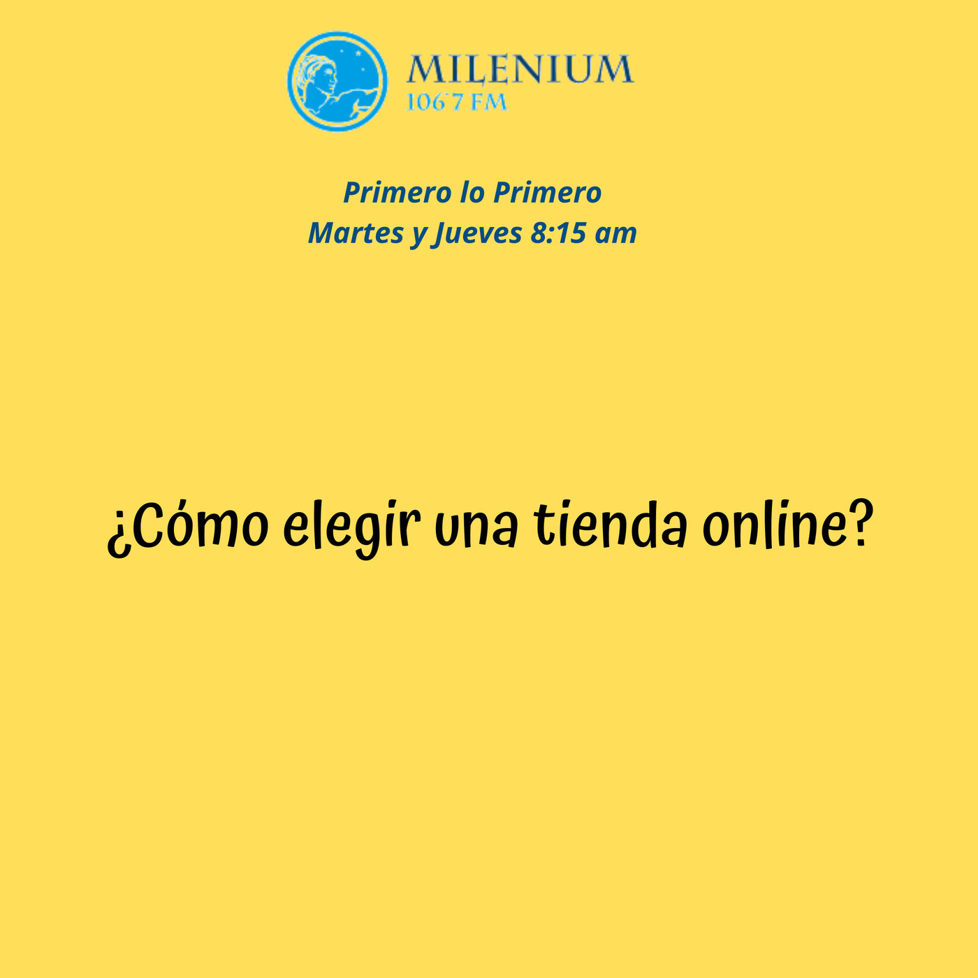 Primero lo Primero en MILLENIUM FM