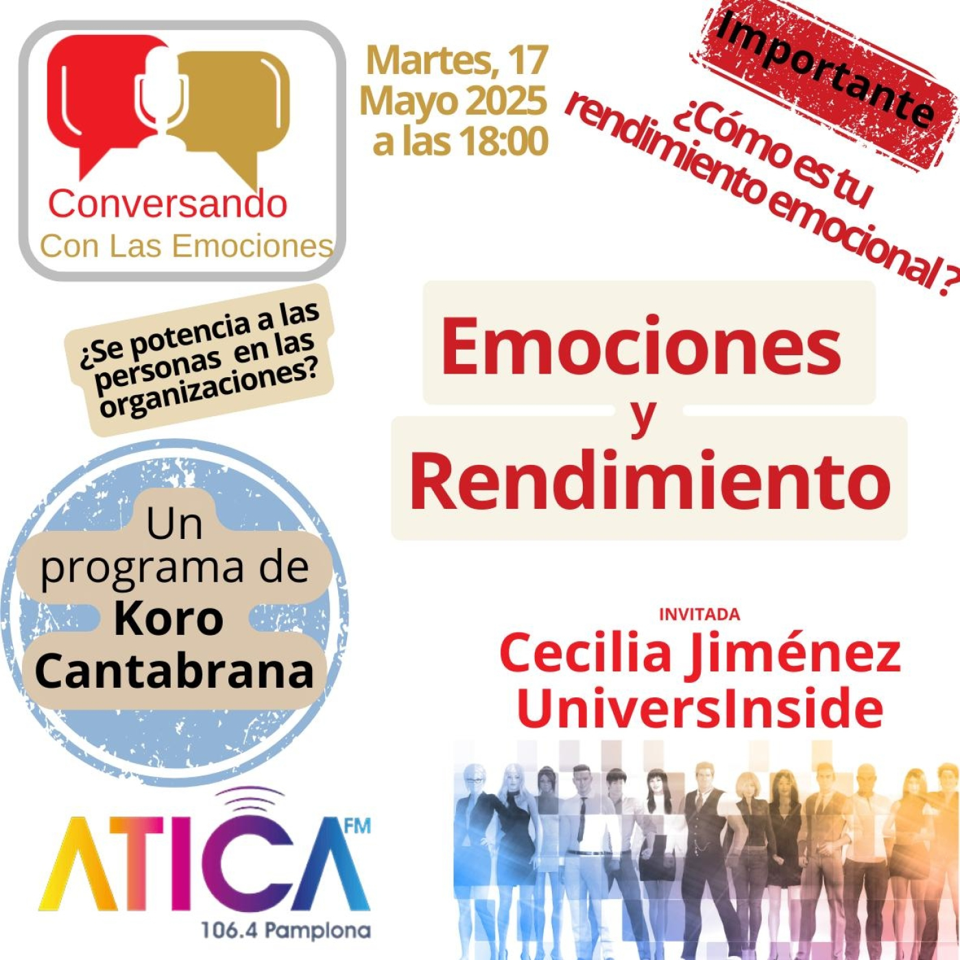 (061) Conversando con las Emociones - EMOCIONES Y RENDIMIENTO (17/06/2025) episode artwork