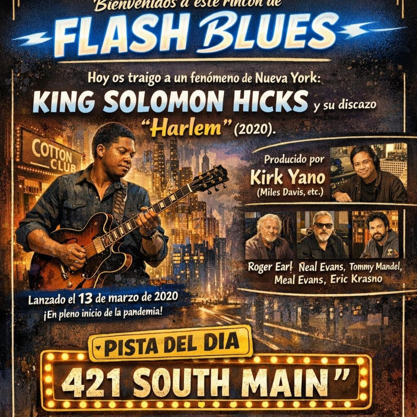 FLASH BLUES - 421 SOUTH MAIN - KING SOLOMON HICKS episode artwork