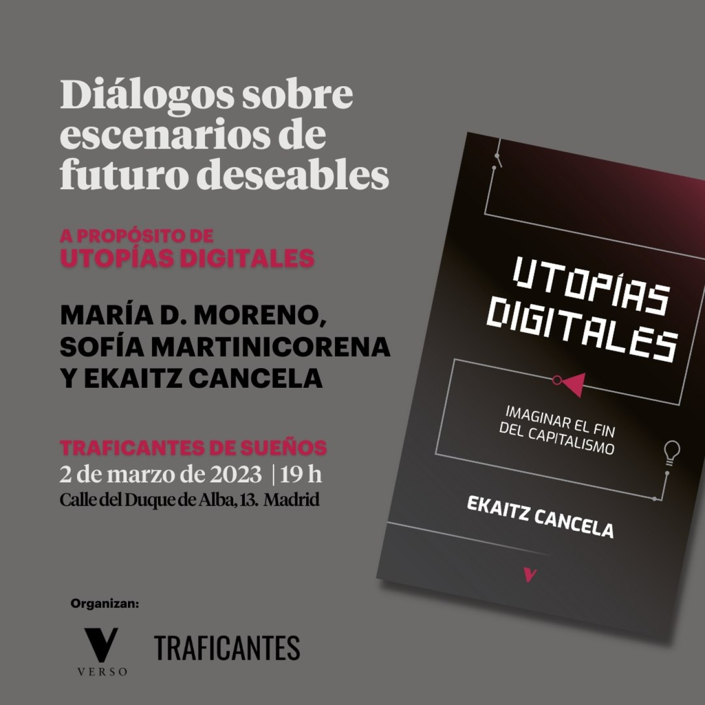 Presentación del libro Utopías Digitales (Verso, 2023). episode artwork